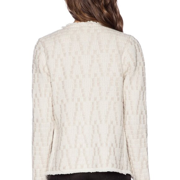 Ella Moss Mya Wool Knit Jacket in Natural - Size XS - Picture 2 of 7
